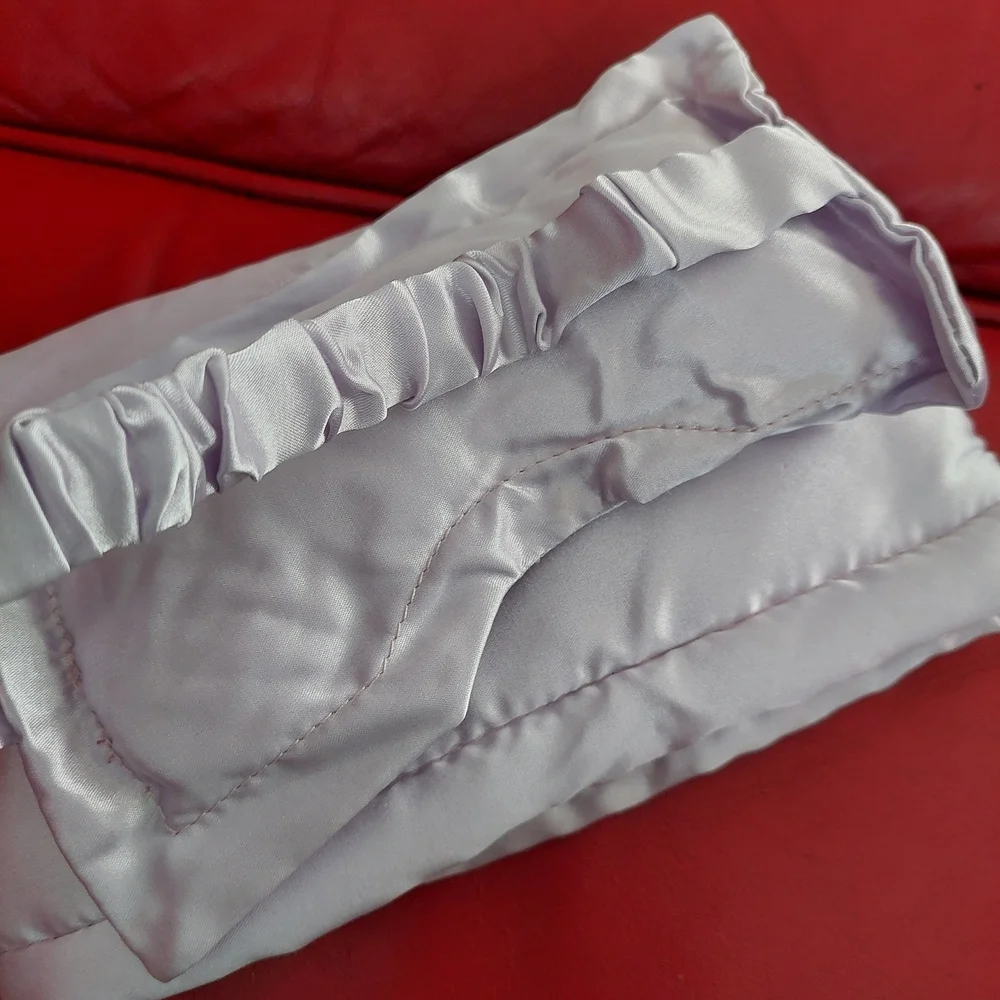 NWOT Kate Spade Light Pink Satin Pouch And Night Eye MASK (Bag D)